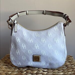Dooney & Bourke Light Purple Monogram Shoulder Bag